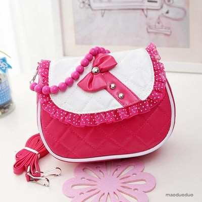 Τσάντα παιδική με μακρά λαβή και 3D διακοσμητικά σε διάφορα μοντέλα