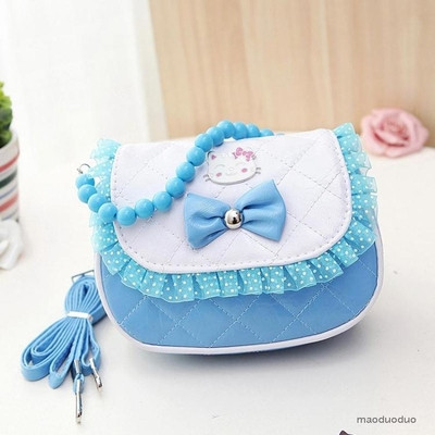 Τσάντα παιδική με μακρά λαβή και 3D διακοσμητικά σε διάφορα μοντέλα