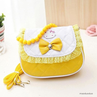 Τσάντα παιδική με μακρά λαβή και 3D διακοσμητικά σε διάφορα μοντέλα