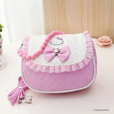 Τσάντα παιδική με μακρά λαβή και 3D διακοσμητικά σε διάφορα μοντέλα