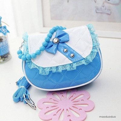 Τσάντα παιδική με μακρά λαβή και 3D διακοσμητικά σε διάφορα μοντέλα