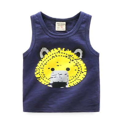 Παιδικό μπλουζάκι σε διάφορα χρώματα με ζωική εκτύπωση