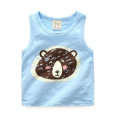 Παιδικό μπλουζάκι σε διάφορα χρώματα με ζωική εκτύπωση