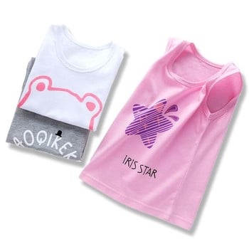 Παιδικό μπλουζάκι για κορίτσια και αγόρια σε διάφορα χρώματα με επιγραφή και εκτύπωση