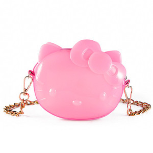 Ενδιαφέρουσα τσάντα σιλικόνηςν με αλυσίδα σε διαφορετικά χρώματα