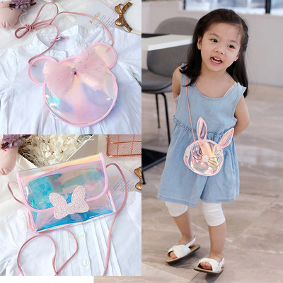 Μικρή παιδική τσάντα  με 3D διακοσμήσεις για κορίτσια