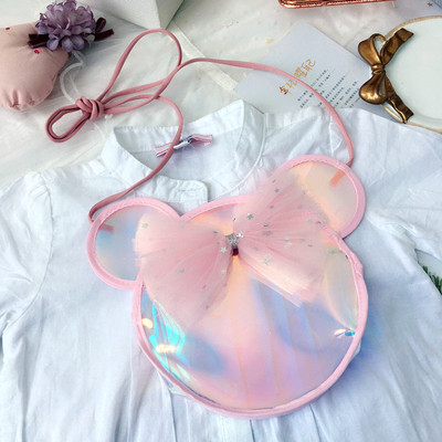 Μικρή παιδική τσάντα  με 3D διακοσμήσεις για κορίτσια