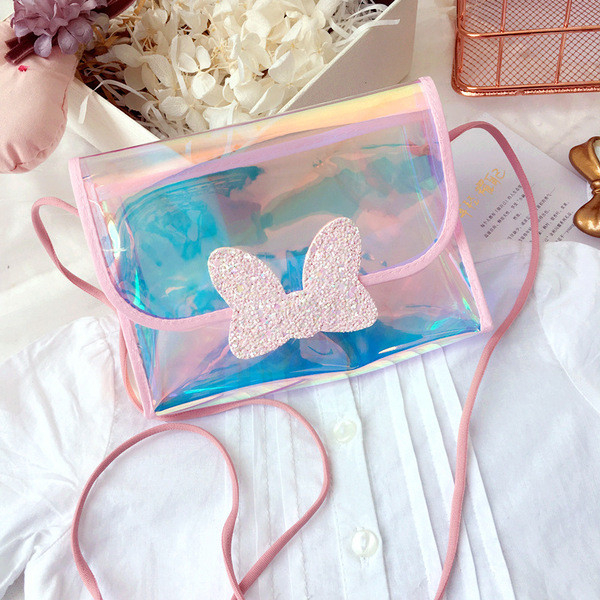 Μικρή παιδική τσάντα  με 3D διακοσμήσεις για κορίτσια