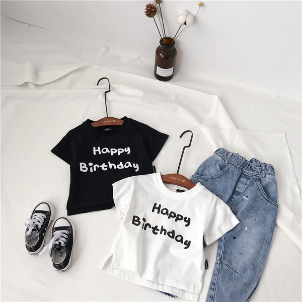 Παιδικό μπλουζάκι με άσπρο και μαύρο χρώμα  κατάλληλο για αγόρια και κορίτσια