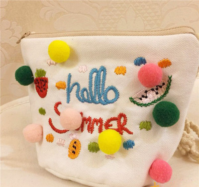 Παιδική τσάντα μ με 3D διακοσμήσεις και κεντήματα για κορίτσια