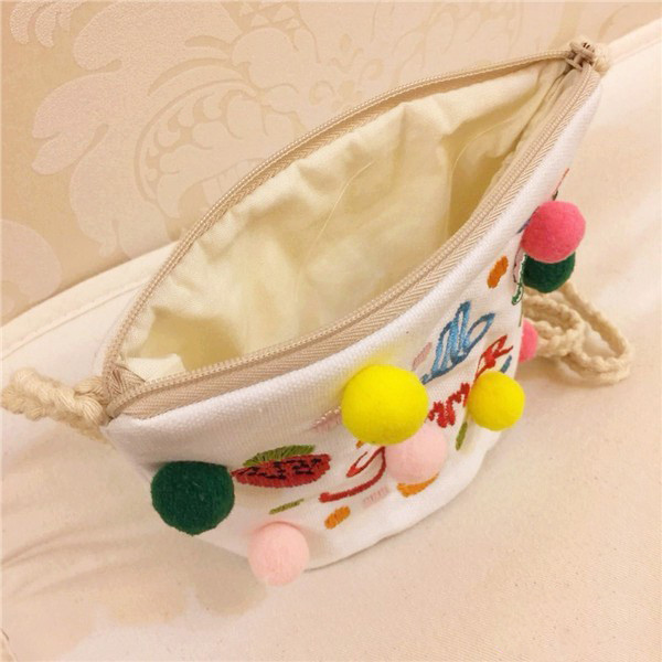 Παιδική τσάντα μ με 3D διακοσμήσεις και κεντήματα για κορίτσια