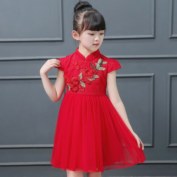 Modern gyerekruha virágos motívumokkal és tüllel, két színben