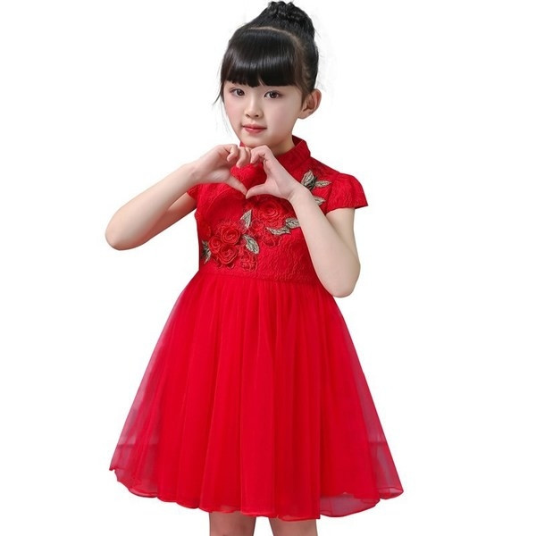 Modern gyerekruha virágos motívumokkal és tüllel, két színben