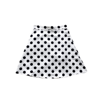 Fusta de dama cu talie inalta in puncte