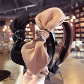 Bandă de păr de damă elegantă cu decor de paiete în mai multe culori