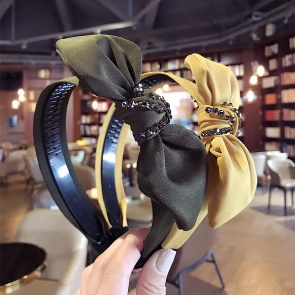 Bandă de păr de damă elegantă cu decor de paiete în mai multe culori