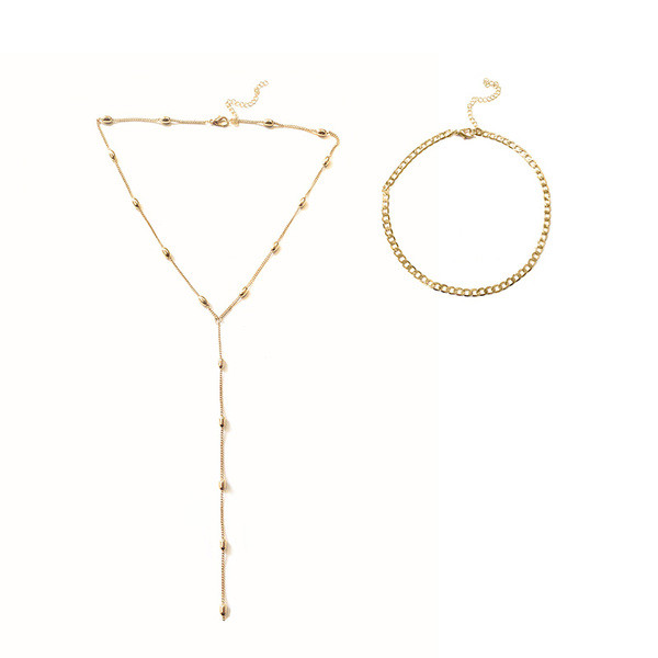 Γυναικέιο κομψό κολιέ τσόκαρ  