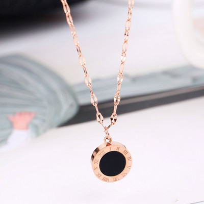 Colier stilat de dama cu piatra in mai multe modele