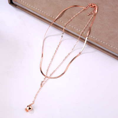 Colier stilat de dama cu piatra in mai multe modele