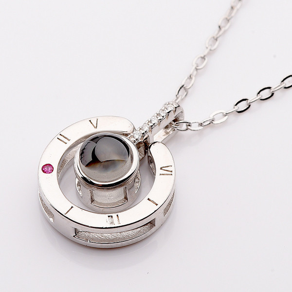 Μοντέρνο γυναικείο κολιέ  σε 2 χρώματα - ασημένια