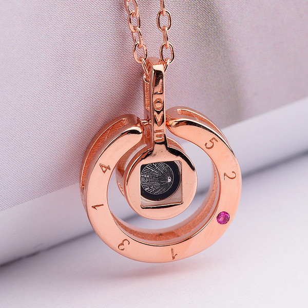 Μοντέρνο γυναικείο κολιέ  σε 2 χρώματα - ασημένια