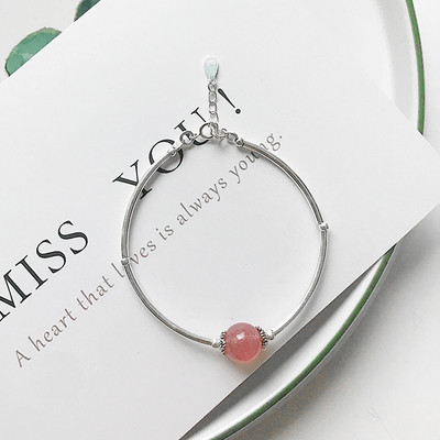 Bratara delicata de dama placata cu argint