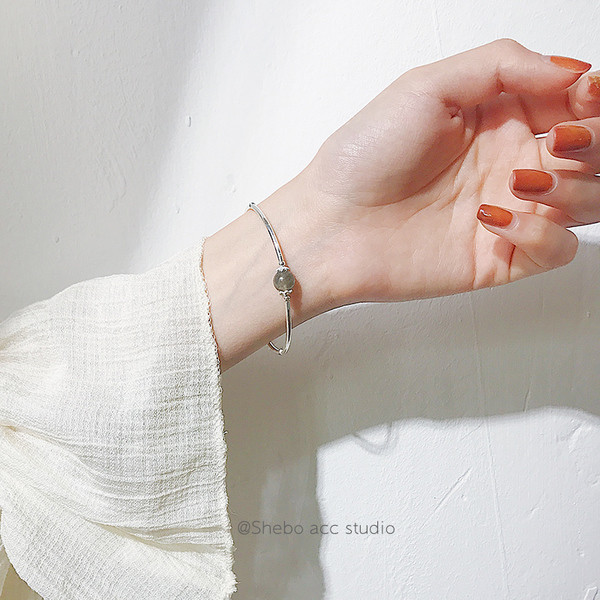 Bratara delicata de dama placata cu argint