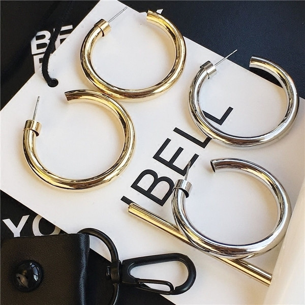 Cercei dama in doua culori - Inele