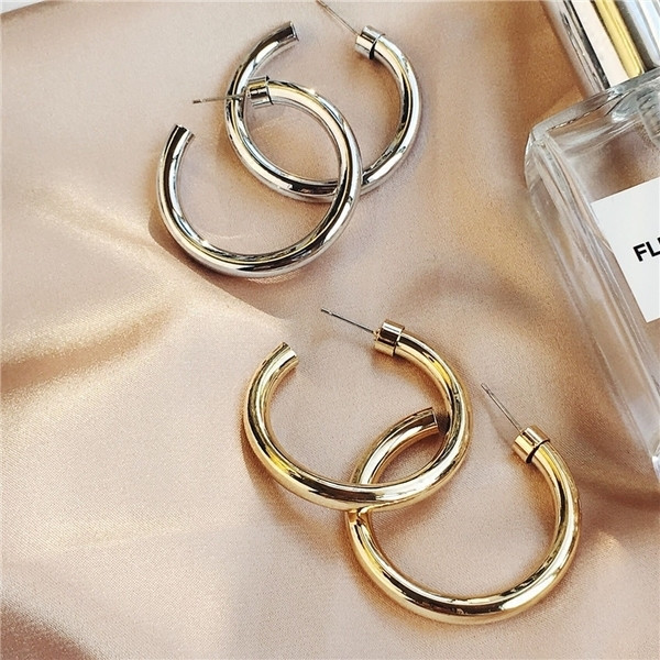 Cercei dama in doua culori - Inele