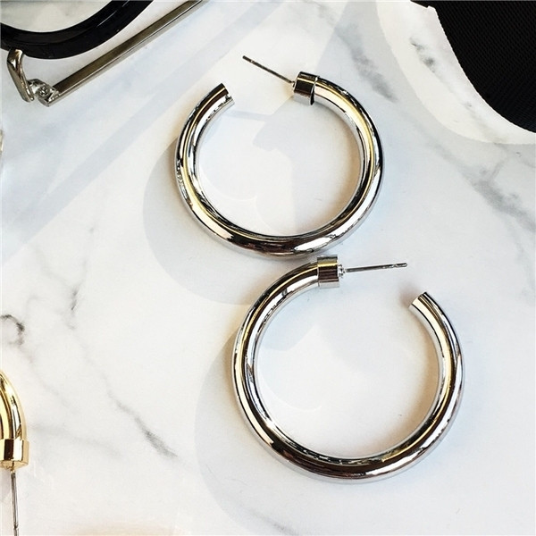 Cercei dama in doua culori - Inele