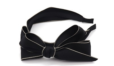 Banda de par de dama cu panglica in doua culori