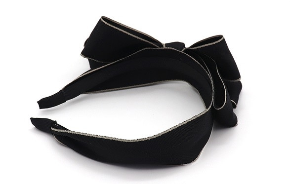 Banda de par de dama cu panglica in doua culori