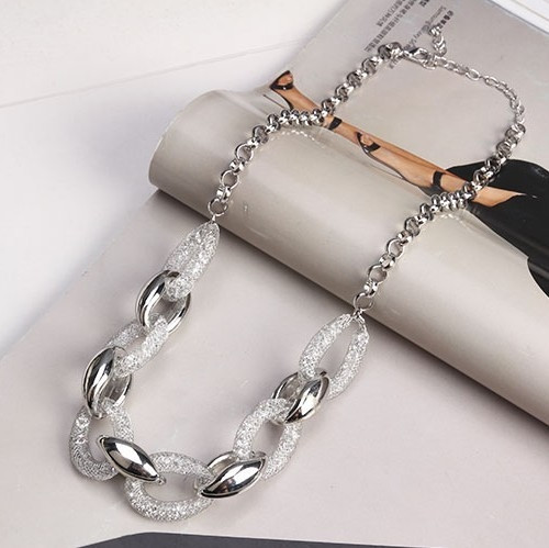 Colier elegant de dama in mai multe culori cu pietre