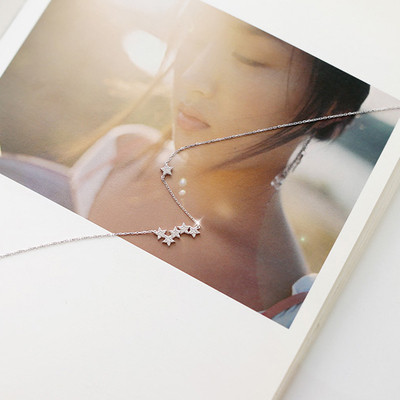 Colier delicat dama - Steaua in 2 culori