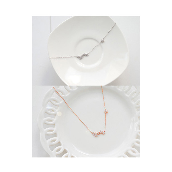 Colier delicat dama - Steaua in 2 culori