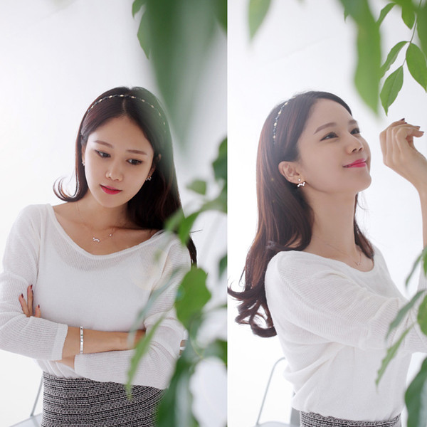 Colier delicat dama - Steaua in 2 culori