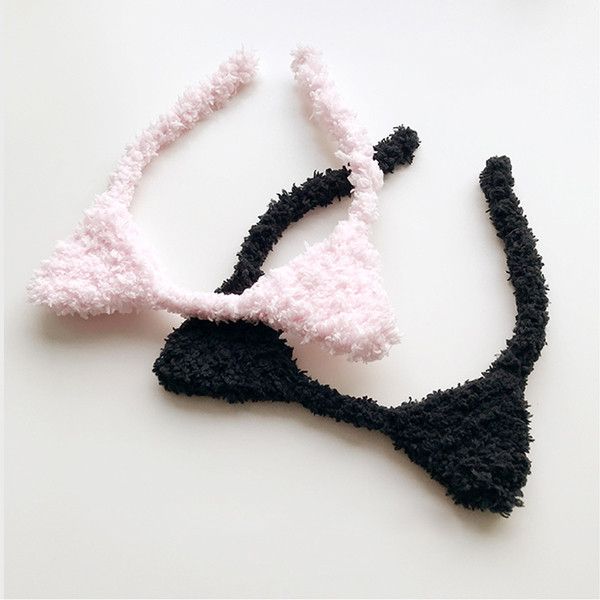 Σύγχρονο αξεσουάρ μαλλιών με αυτιά σε διάφορα χρώματα