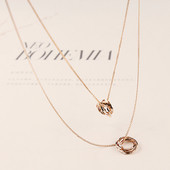 Colier blând de damă cu pietre