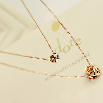 Colier blând de damă cu pietre