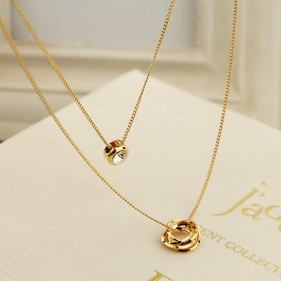 Colier blând de damă cu pietre