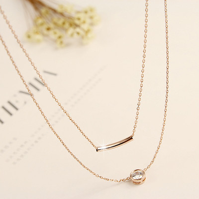 Colier blând de damă cu pietre