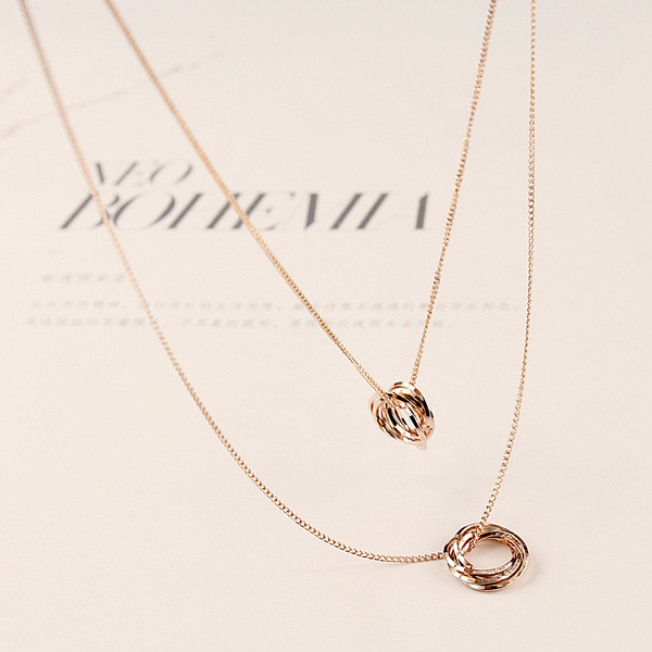 Colier blând de damă cu pietre