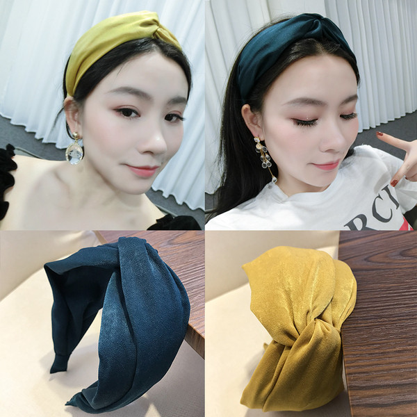 Banda de păr de femei modernă în mai multe culori