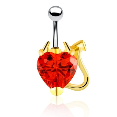 Cercel buric dama in 2 culori