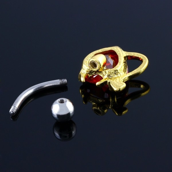 Cercel buric dama in 2 culori