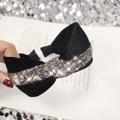 Banda de păr elegantă pentru femei, cu efect strălucitor