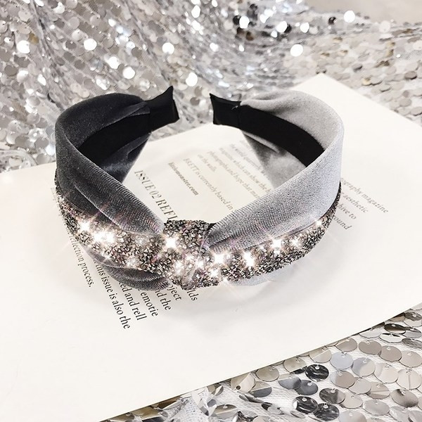 Banda de păr elegantă pentru femei, cu efect strălucitor