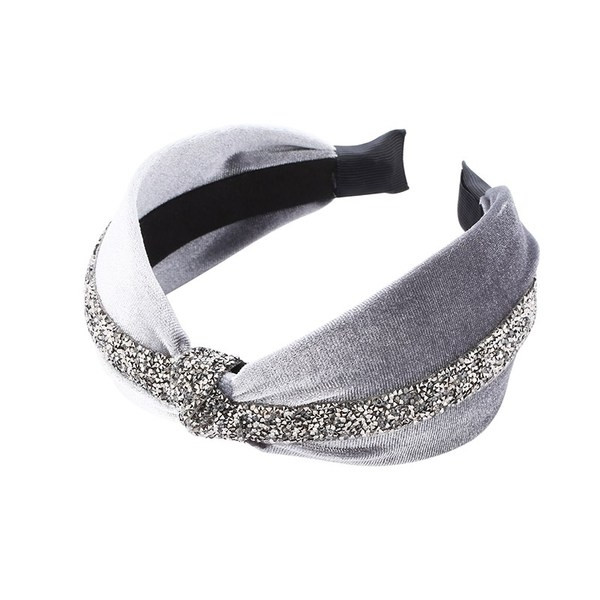 Banda de păr elegantă pentru femei, cu efect strălucitor