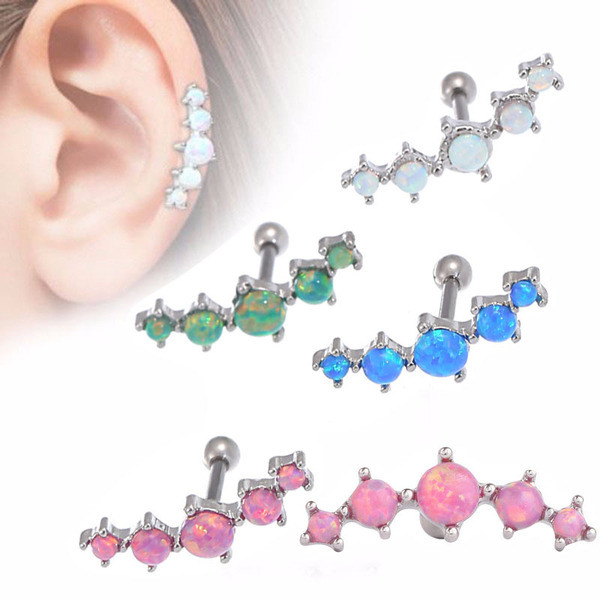 Ανοξείδωτο σκουλαρίκι  σε διάφορα χρώματα