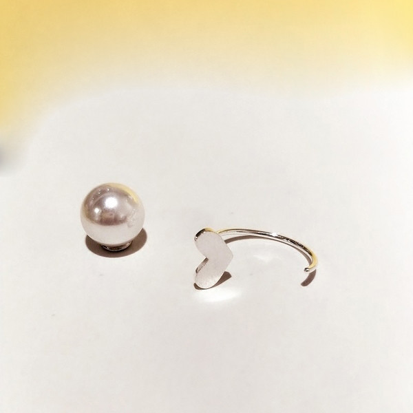 Cercei buric de dama cu perla